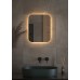 Зеркало Defesto Opti 40x50 с подсветкой 15W-3000К/Без выключателя/Теплый белый свет