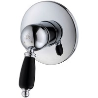 Смеситель для душа Caprigo Adria-Uno Black Edition 02B-550-crm Хром