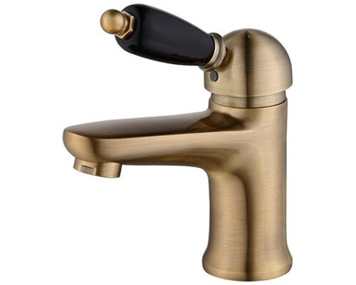 Смеситель для раковины Caprigo Adria-Uno Black Edition 02B-522-vot Бронза