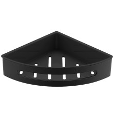 Металлическая полка Schein Accessories угловая Черная матовая