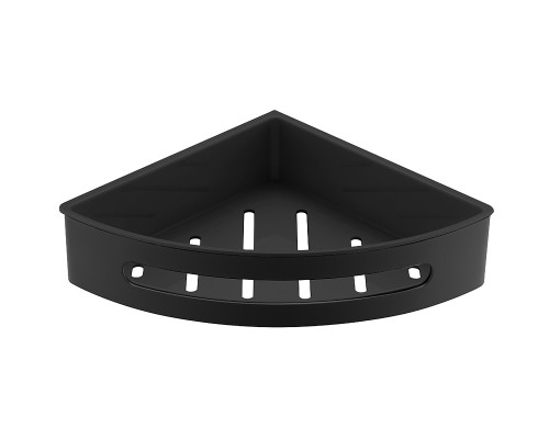 Металлическая полка Schein Accessories 9326MB угловая Черная матовая