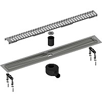 Душевой лоток Timo Drain System 70 DS230107/00 с решеткой Хром