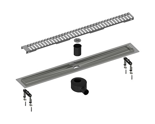 Душевой лоток Timo Drain System 70 DS230107/00 с решеткой Хром