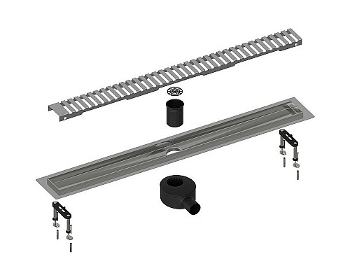 Душевой лоток Timo Drain System 60 DS230106/01 с решеткой Сатин