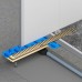 Душевой лоток Timo Drain System 90 с решеткой Золото матовое