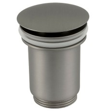 Донный клапан Remer click-clack Никель матовый брашированный