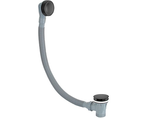 Слив-перелив Remer 96PCCNO click-clack Черный матовый