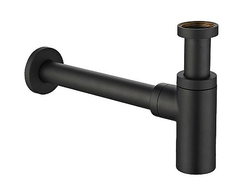 Сифон для раковины Remer 958LNO Черный матовый