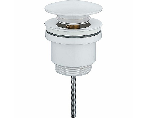 Донный клапан Raglo R600.01.08 click-clack Белый матовый