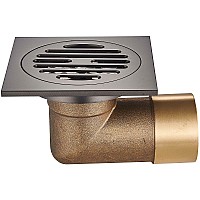 Душевой трап Raglo 100x100 R605.10.09 с решеткой Графит матовый