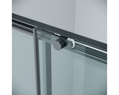 Душевой уголок Grossman Style 120х70 профиль Черный матовый стекло прозрачное