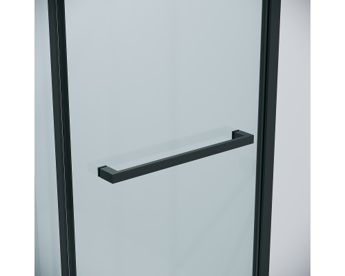 Душевой уголок Grossman Style 120х70 профиль Черный матовый стекло прозрачное