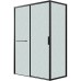 Душевой уголок Grossman Style 110х90 120.K33.05.1190.21.02 профиль Черный матовый стекло шиншилла