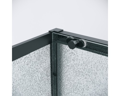 Душевой уголок Grossman Style 110х90 120.K33.05.1190.21.02 профиль Черный матовый стекло шиншилла