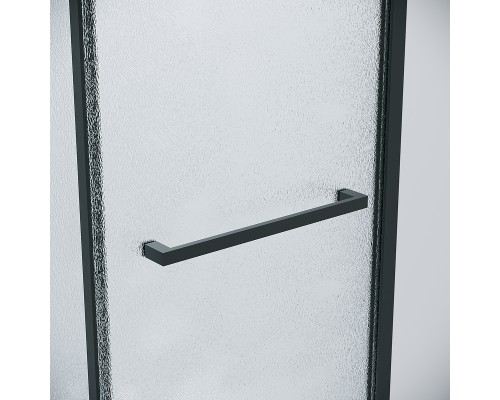 Душевой уголок Grossman Style 110х90 120.K33.05.1190.21.02 профиль Черный матовый стекло шиншилла