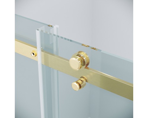 Душевой уголок Grossman Classic 120х80 120.K33.04.1280.32.00 профиль Золото сатин стекло прозрачное