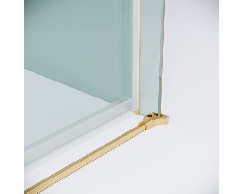 Душевой уголок Grossman Classic 120х80 120.K33.04.1280.32.00 профиль Золото сатин стекло прозрачное