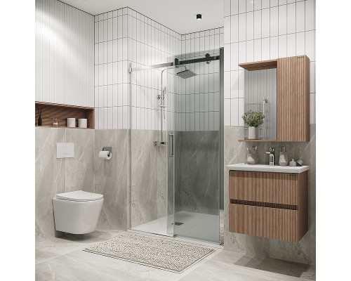 Душевая дверь Grossman Classic 100 100.K33.04.100.10.00 профиль Хром стекло прозрачное