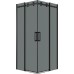 Душевой уголок Grossman Classic 100х100 300.K33.04.1010.21.10 профиль Черный матовый стекло тонированное