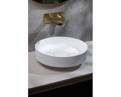 Раковина-чаша Boheme Corian 40 Белая матовая