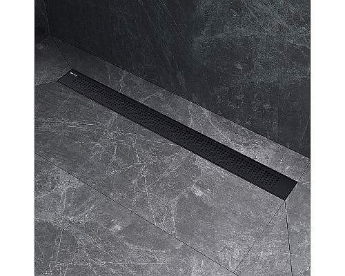 Душевой лоток AM.PM PrimeFlow 80 W02SC-P11-080-01BM с Черной матовой решеткой Cut Gradient