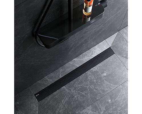 Душевой лоток AM.PM PrimeFlow 80 W02SC-P11-080-01BM с Черной матовой решеткой Cut Gradient