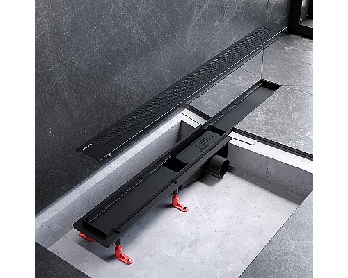 Душевой лоток AM.PM PrimeFlow 80 W02SC-P11-080-01BM с Черной матовой решеткой Cut Gradient