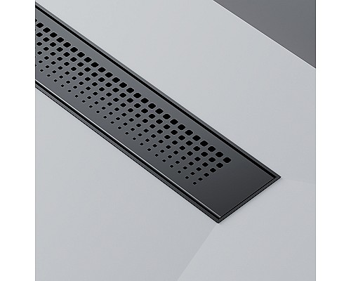 Душевой лоток AM.PM PrimeFlow 80 W02SC-P11-080-01BM с Черной матовой решеткой Cut Gradient