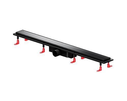 Душевой лоток AM.PM PrimeFlow 90 W02SC-U11-090-04BM с Черной матовой решеткой / под плитку Tile