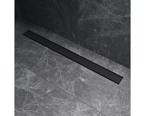 Душевой лоток AM.PM PrimeFlow 90 W02SC-U11-090-04BM с Черной матовой решеткой / под плитку Tile