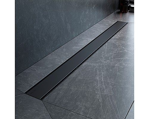 Душевой лоток AM.PM PrimeFlow 90 W02SC-U11-090-04BM с Черной матовой решеткой / под плитку Tile