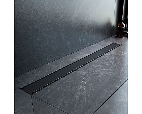 Душевой лоток AM.PM PrimeFlow 90 W02SC-U11-090-04BM с Черной матовой решеткой / под плитку Tile