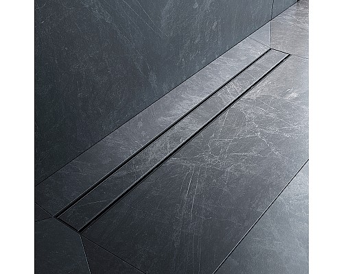 Душевой лоток AM.PM PrimeFlow 90 W02SC-U11-090-04BM с Черной матовой решеткой / под плитку Tile