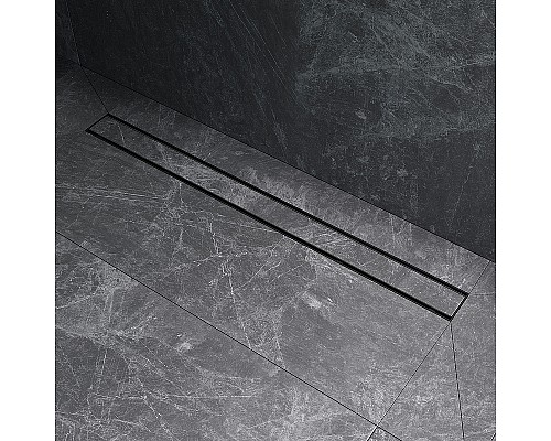 Душевой лоток AM.PM PrimeFlow 90 W02SC-U11-090-04BM с Черной матовой решеткой / под плитку Tile