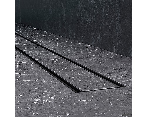 Душевой лоток AM.PM PrimeFlow 90 W02SC-U11-090-04BM с Черной матовой решеткой / под плитку Tile