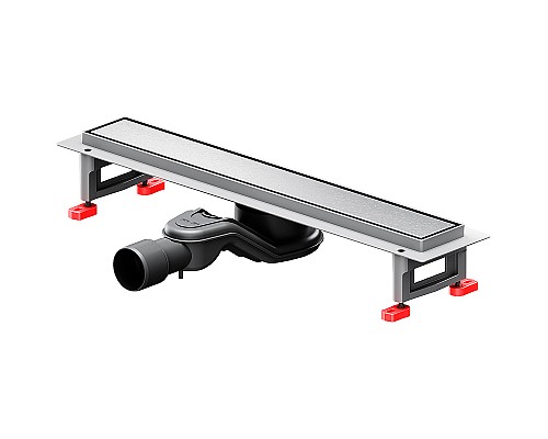 Душевой лоток AM.PM MasterFlow 50 W01SC-U11-050-04SB с решеткой Хром матовый / под плитку Tile