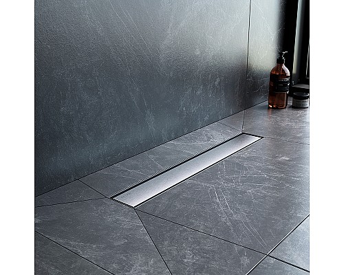 Душевой лоток AM.PM MasterFlow 50 W01SC-U11-050-04SB с решеткой Хром матовый / под плитку Tile