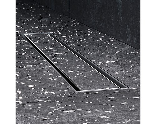 Душевой лоток AM.PM MasterFlow 50 W01SC-U11-050-04SB с решеткой Хром матовый / под плитку Tile