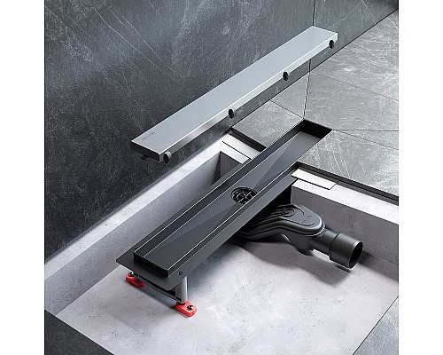 Душевой лоток AM.PM MasterFlow 50 W01SC-U11-050-04SB с решеткой Хром матовый / под плитку Tile