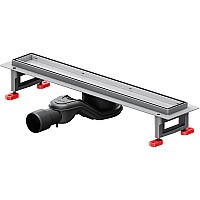 Душевой лоток AM.PM MasterFlow 50 W01SC-U11-050-04SB с решеткой Хром матовый / под плитку Tile