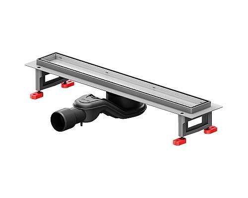 Душевой лоток AM.PM MasterFlow 50 W01SC-U11-050-04SB с решеткой Хром матовый / под плитку Tile