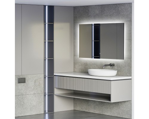 Зеркало Abber See 80 AG6103SL-0.8 с подсветкой с сенсорным выключателем и диммером