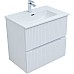 Тумба под раковину Aquanet Джейн 70 313285 подвесная Белая матовая