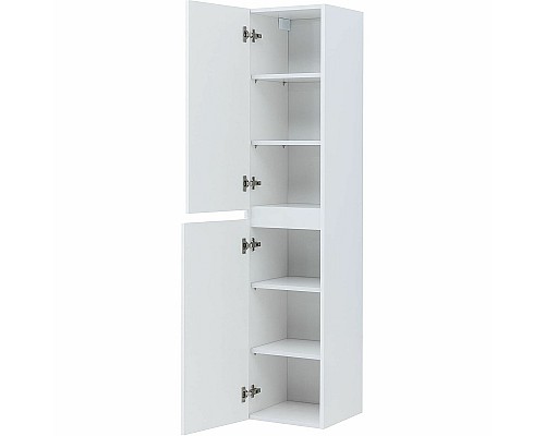 Шкаф пенал Aquanet Вега 35 329126 подвесной Белый глянец