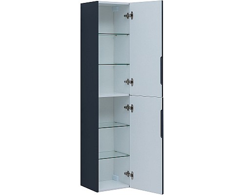 Шкаф пенал Aquanet Джейн 35 313305 подвесной Маренго