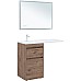 Тумба с раковиной Aquanet Токио 110 L 335585 Дуб веллингтон