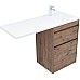 Тумба с раковиной Aquanet Токио 120 R 335588 Дуб веллингтон
