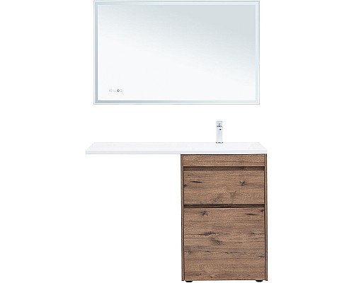 Тумба с раковиной Aquanet Токио 120 R 335588 Дуб веллингтон