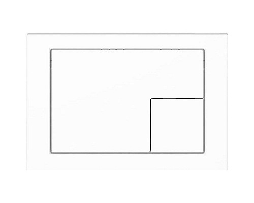 Клавиша смыва KK POL M10 SPP/373/0/K Белая глянцевая