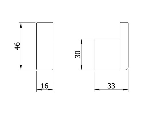 Крючок Nofer Corinto 16921.N Черный